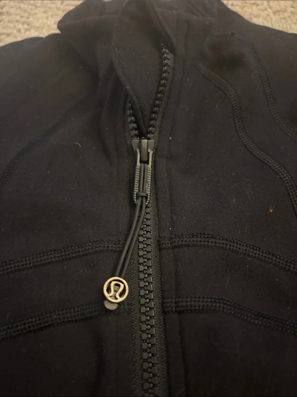 lululemon athletica Black Zip-Up Utility Jacket 💝🫧👼🏼